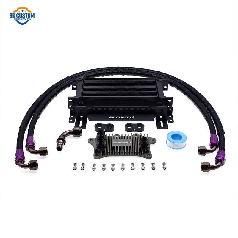 EA837 Engine Oil Cooler Kit For Audi A5 B8 A6 C7 A7 A8 Q7 for VW 3.0T Radiator Kit