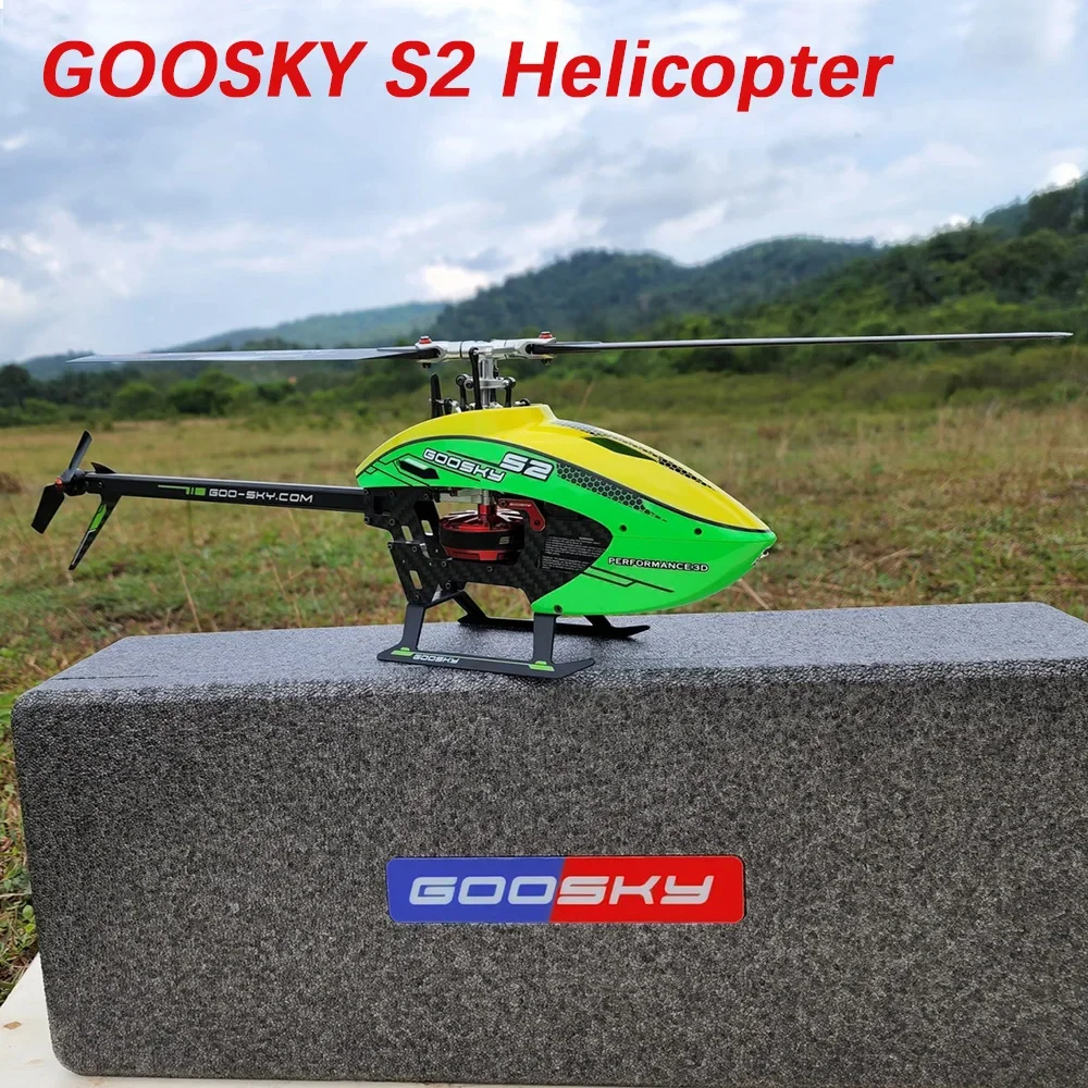 In Stock GOOSKY S2 BNF 3D RC Helicopter 6CH 3D Flybarless Dual Brushless Motor Direct-Drive RC Helicopter