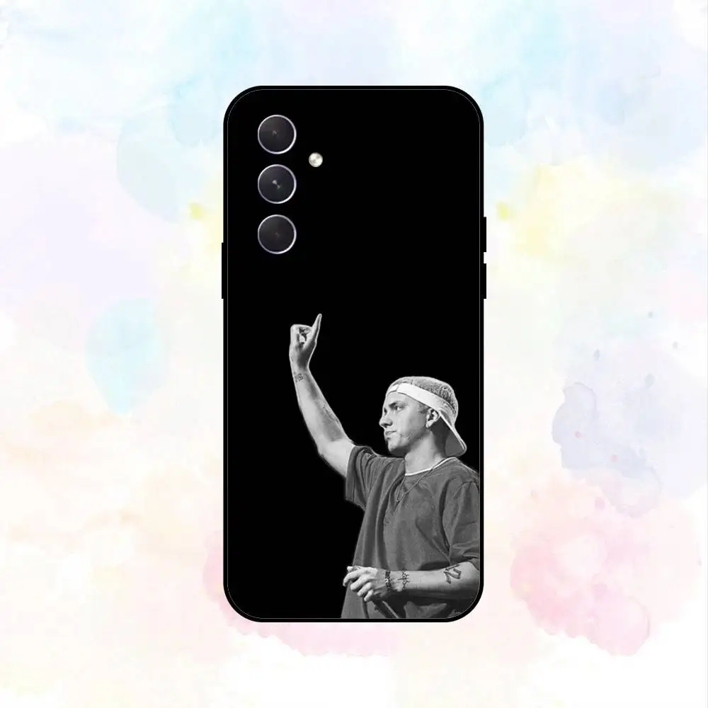 Rapper E-Eminem   Phone Case For Samsung Galaxy A73,A72,A71,A70,A53,A52,A51,Others Soft Black Shell