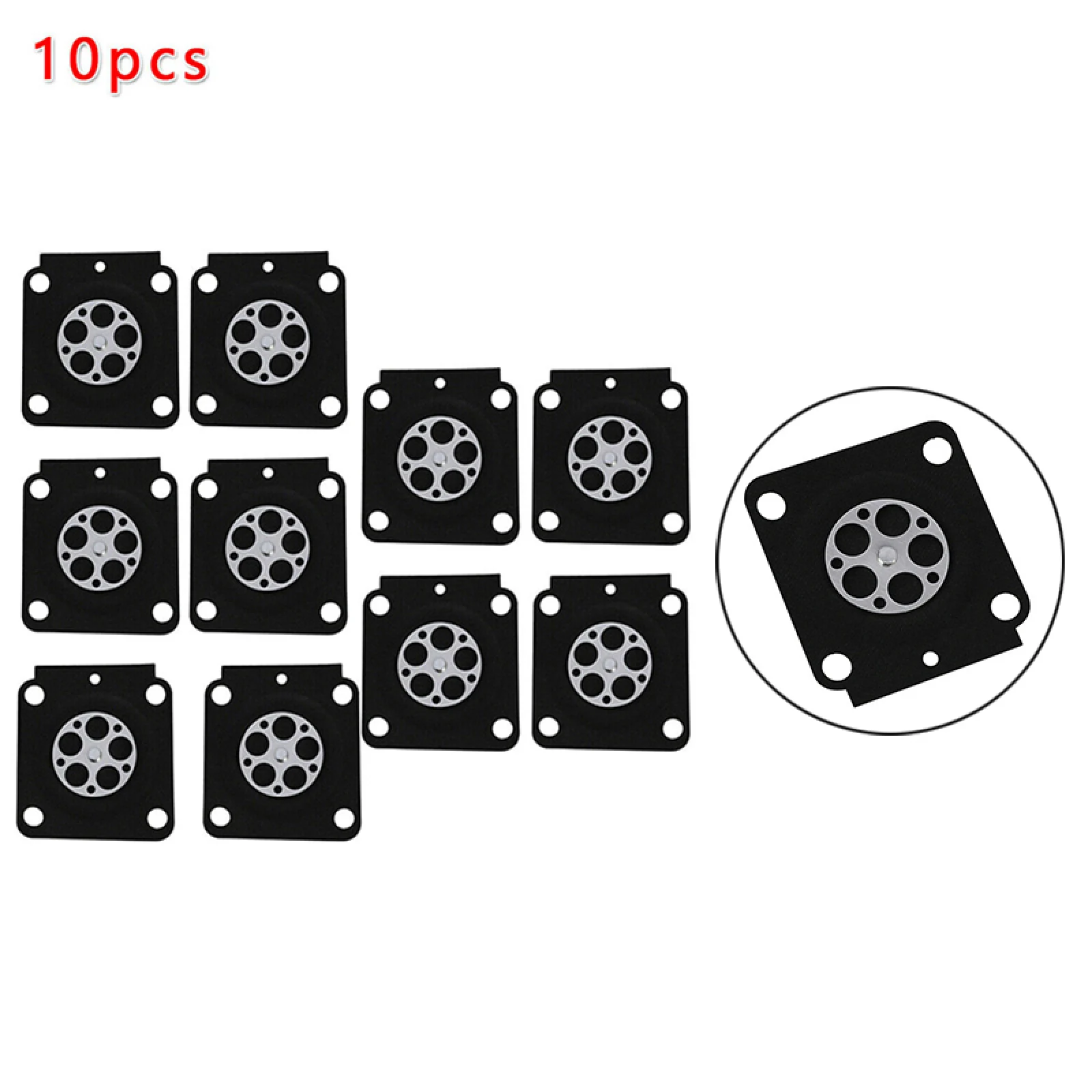 10PCS Membrana di Dosaggio Per Stihl 4314 121 4700 Per Zama A015053 C1Q Carb Carburatore Membrana Pastiglie Accessori Auto