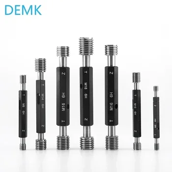 מד תקע חוט דיוק גבוה GO/NO GO מד מטרי 6H מד ברג פנימי דיוק, כלי בדיקת חוט פיץ' 1 יחידה