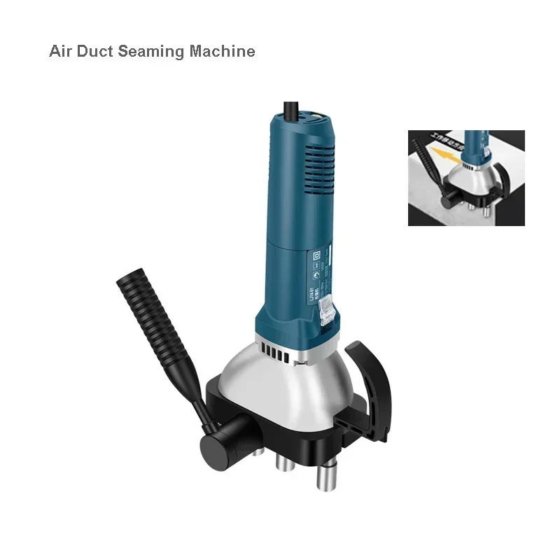 

Cross-border6-10m/min High Power Air Duct Seaming Machine Used For Straight/Round Pipe/White Iron Sheet Seam Portable Seal Tools