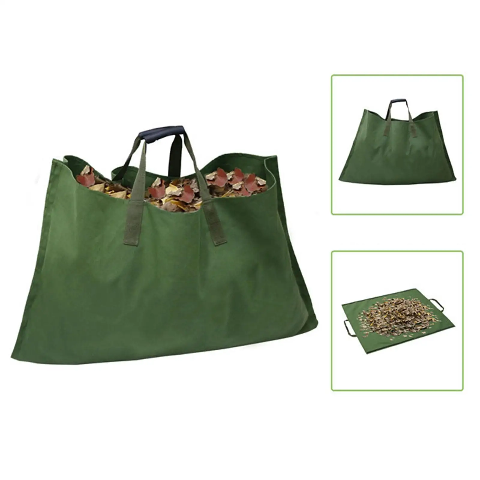 2 in 1 Garden Leaf Bag Moving House Bag with Dual Handles for Lawn Grass