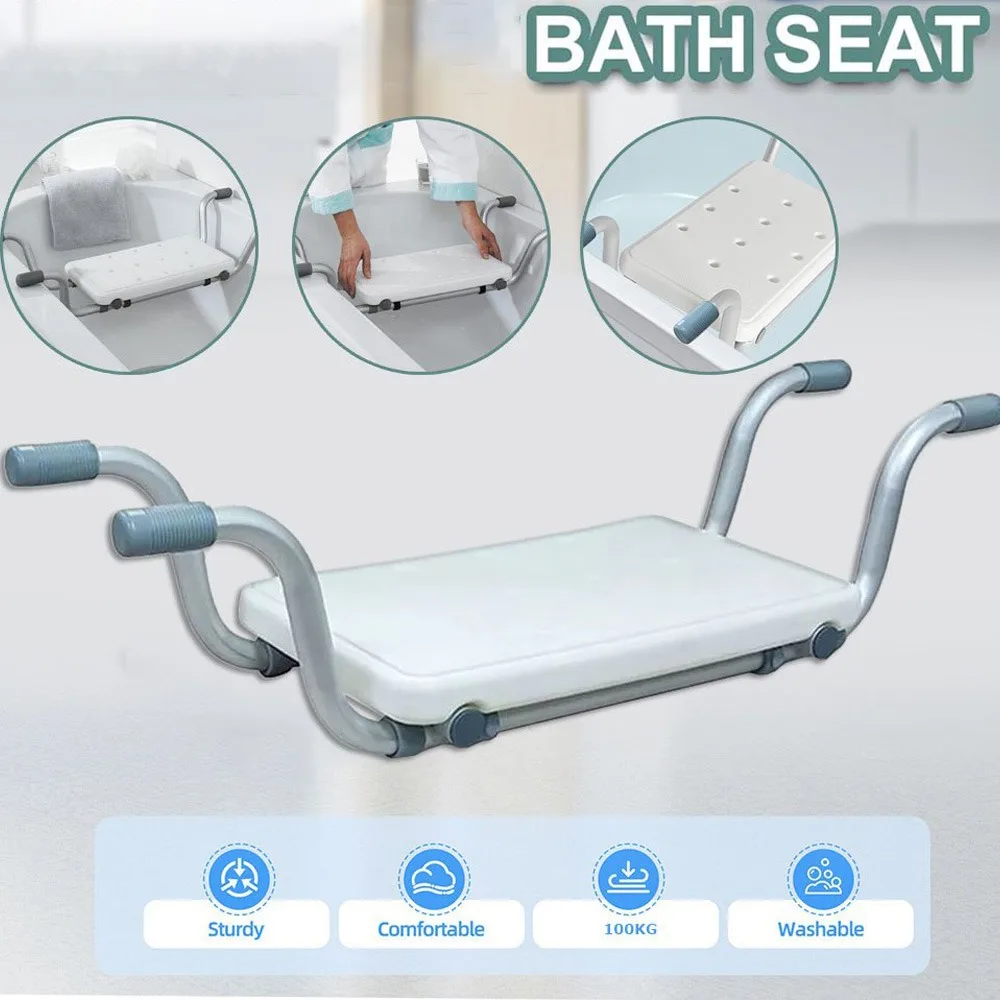 Siège de bain antidérapant, chaise de douche portable, tabouret de douche de soutien pour le bain, pour adultes et personnes âgées