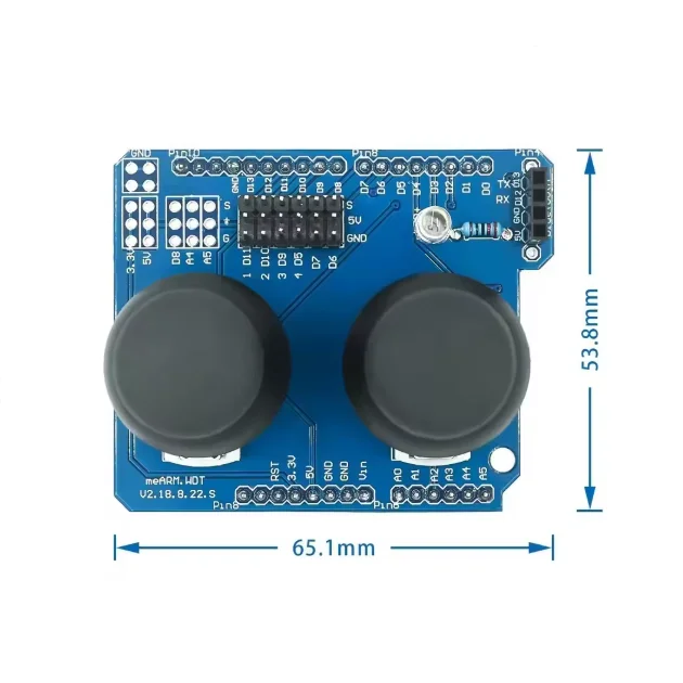 Electronic building block dual channel PS2 game joystick button module JoyStick compatible with UNO R3