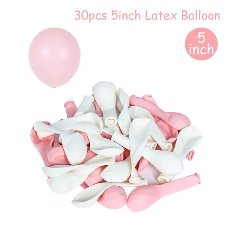 30pcs 5inch 마카롱 라텍스 풍선 웨딩 생일 파티 장식 어린이 1 생일 Ballon 헬륨 글로브 베이비 샤워 풍선