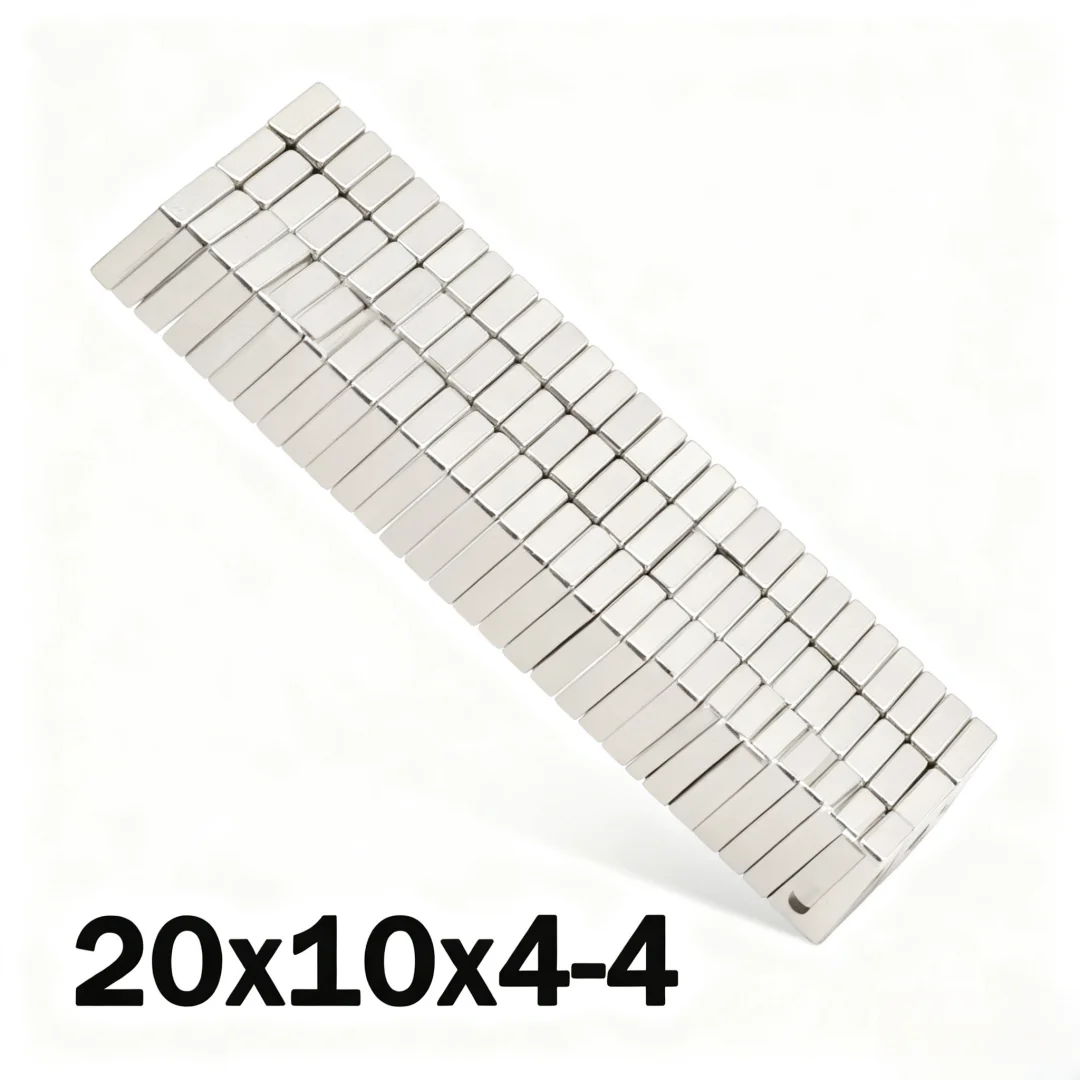 20x10x4-4mm Block imanes Refrigerator magnets for DIY Office Whiteboard Workshop