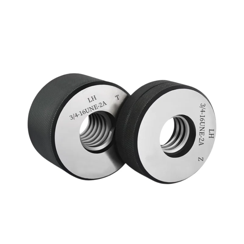 1SET 2A Left Hand American Standard Thread Ring Gauge UNC UNF UNS 0-80-12-32 1/4 5/16 3/8 7/16 1/2 1*GO/1*NOGO Measure Tool