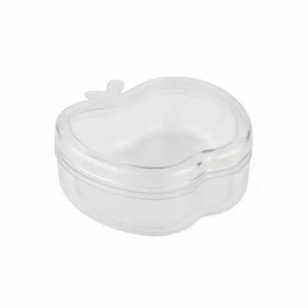 2-6pack Fruit-Shaped Box Versatile Transparent Box Compact Small Organizer