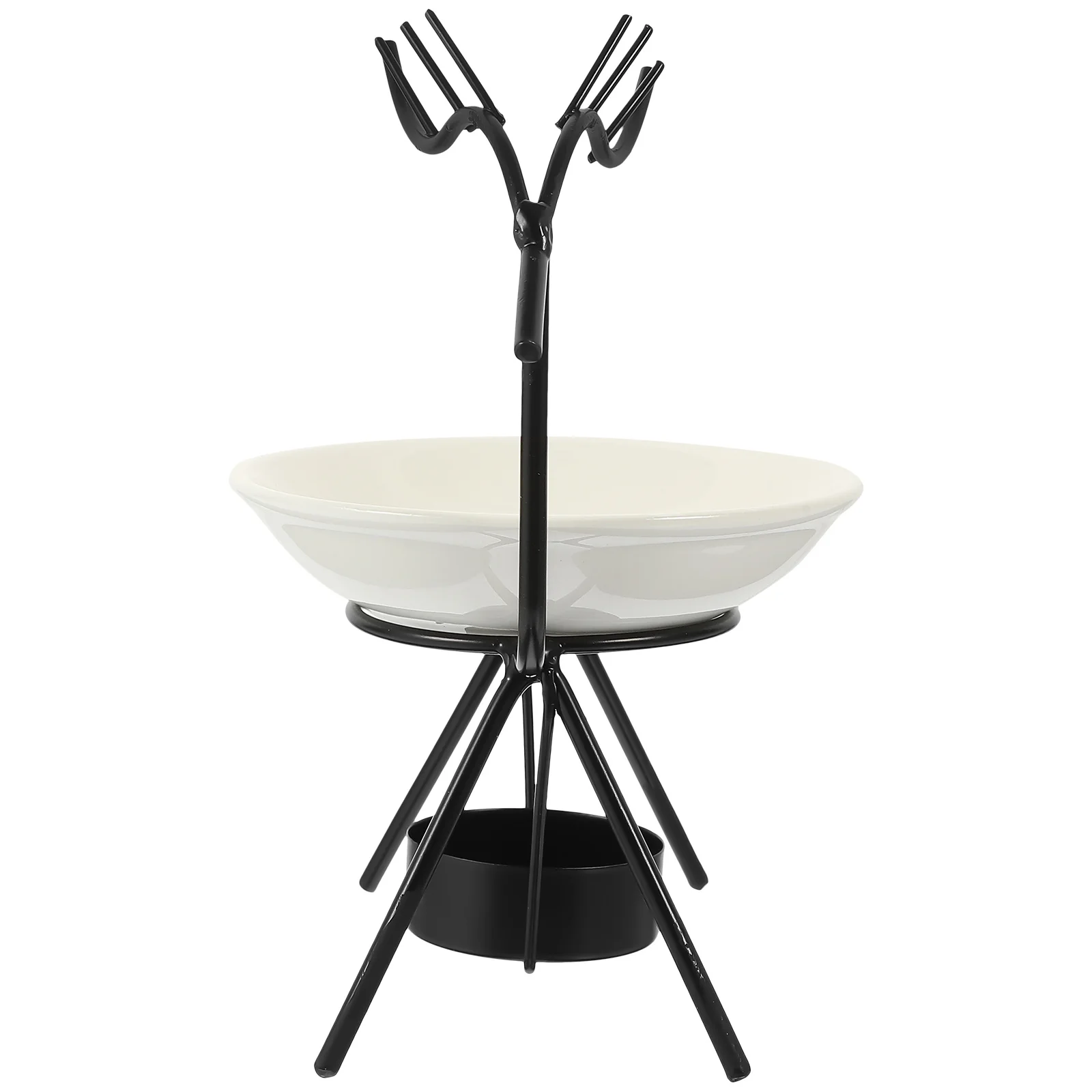 Bruciatore di incenso di cervo in ferro Diffusore di fumo stile piatto elegante per l'home office Yoga Studio Aroma Therapy Decor Porta incenso