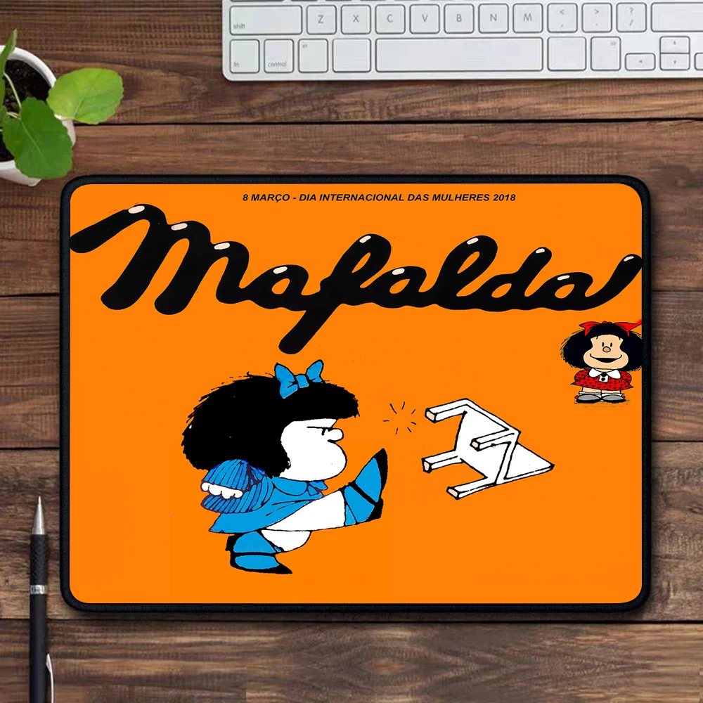 Mafalda Gaming Mouse Pad XS Small Mousepad For PC Gamer Desktop Decoration Office Mouse Mat Deskmat Rug