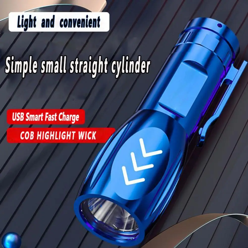 Mini Portable Flashlight Powerful Waterproof Led Flashlight High Lumens Lightweight Portable Usb Charging for Emergency Use High