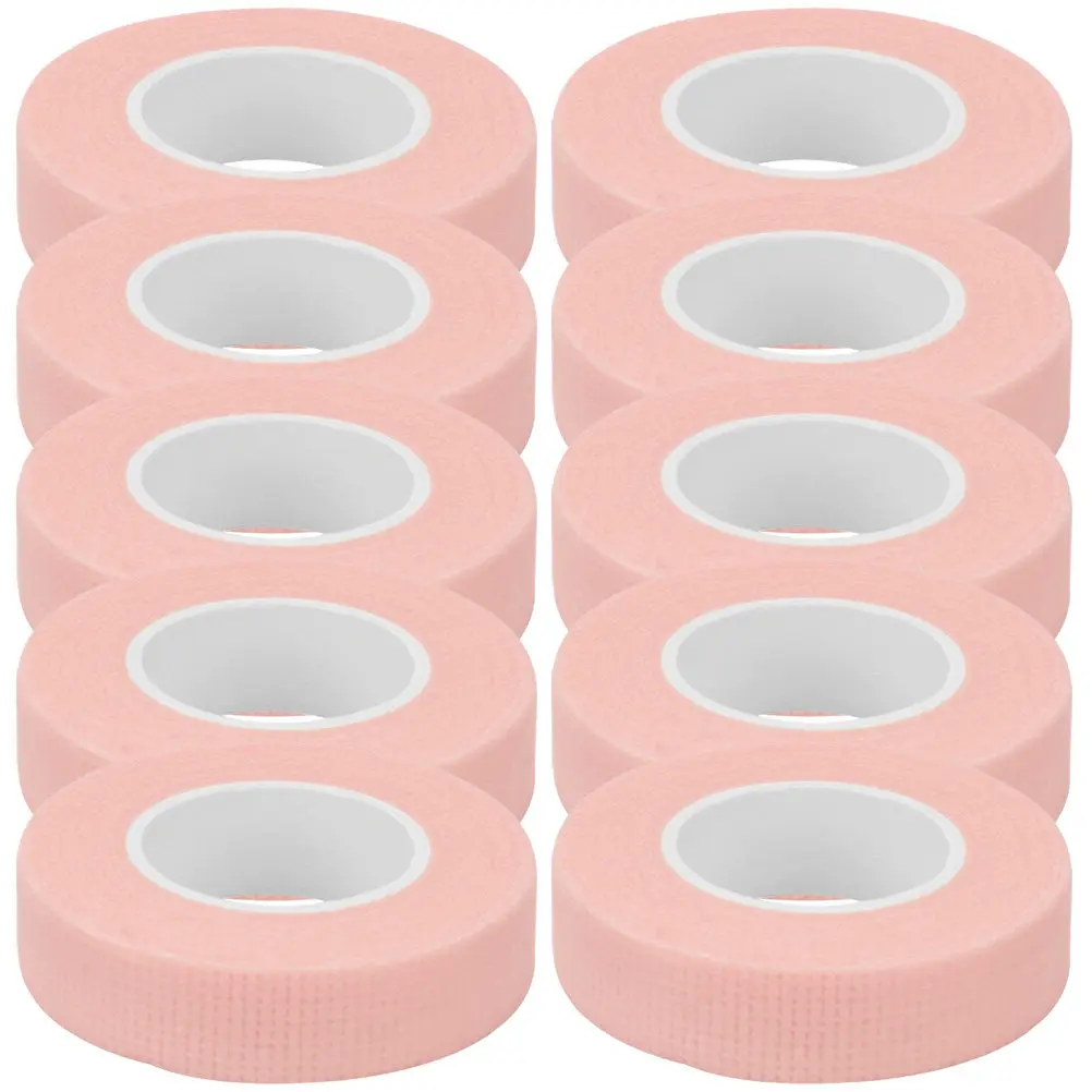 10pcs Eyelash Tape for Lash Extensions – Comfortable, Breathable & Skin-Friendly Professional Makeup Tool