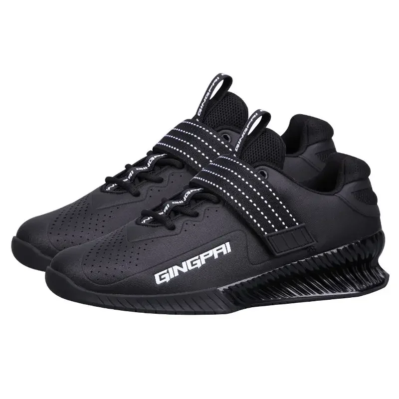 Profissional powerlifting sapatos homens equilíbrio duro desenhado agachamento sapatos tamanho grande 38-46 botas de levantamento de peso tênis de fitness