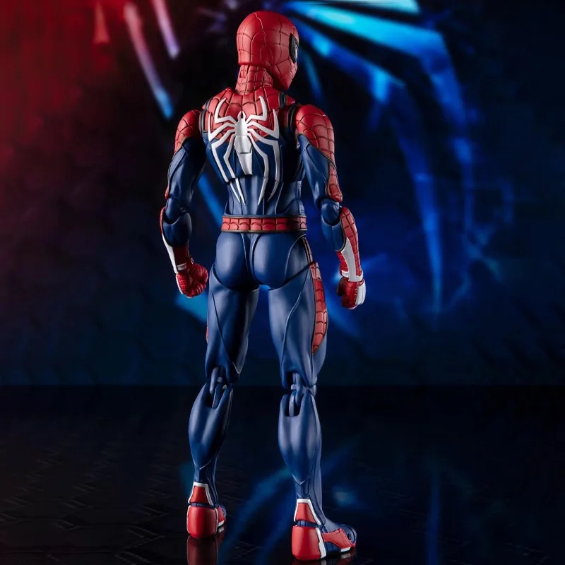 15cm WD Spider-Man Movable Figure Model Upgraded Suit PS4 Game Version Little Spider Movable Figure Toy Ornament Gift Collection