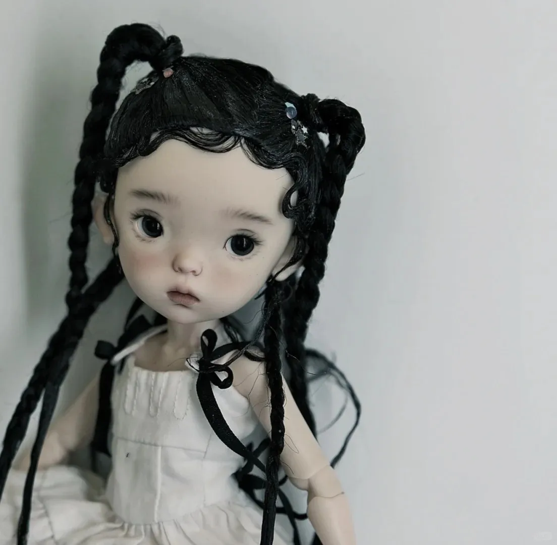 New SD BJD Doll 1/6 Special Body Blue Bean Cute Little Cloth Girl SD Doll Premium Solid Resin Naked Doll Makeup Free Shipping