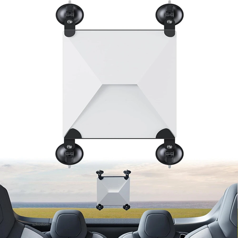 Untuk Starlink Kit Pemasangan Mobil Dudukan Cangkir Isap Mini untuk Pemasangan Atap Matahari/Depan/Belakang Jendela Aman Cocok untuk Internet Perjalanan