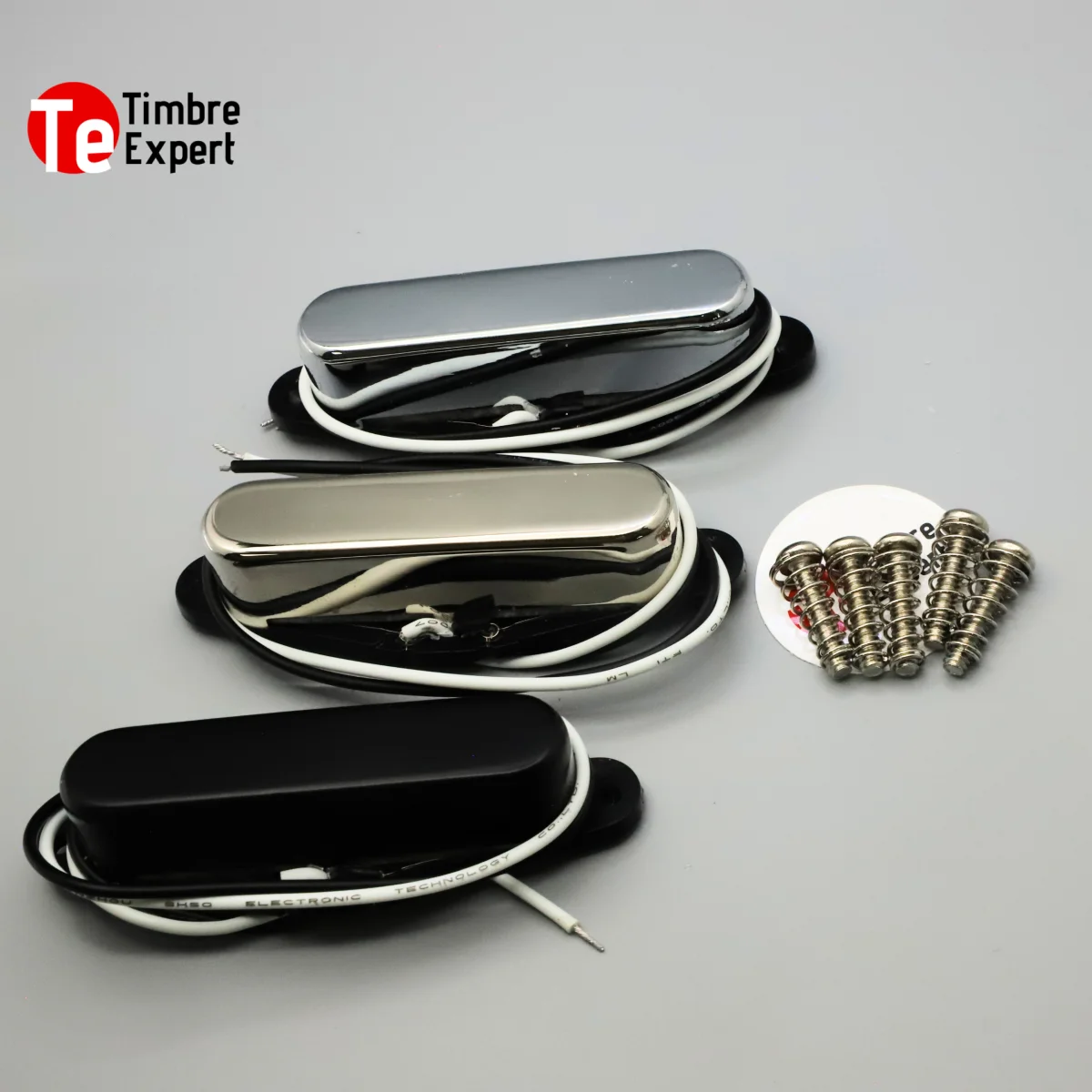 

TL Alnico 5 Magnet 60s Style Pickups Set Suit for TL Electric Guitar, brass copper cover,Iron copper plating base plate