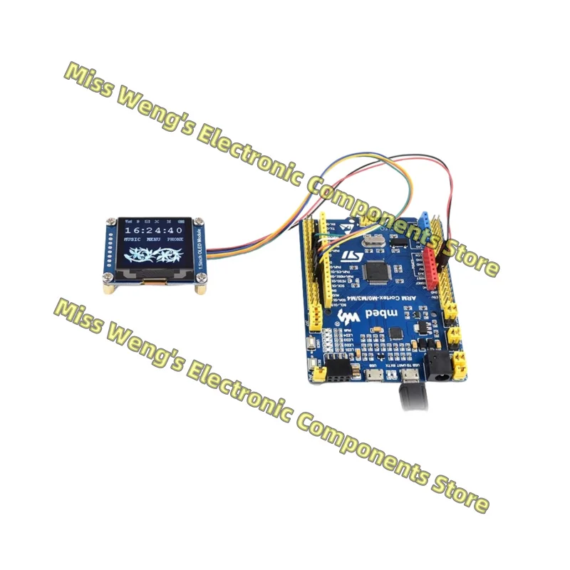 SSD1327 driver chip I2C communication compatible with Jetson Nano 1.5inch OLED Module