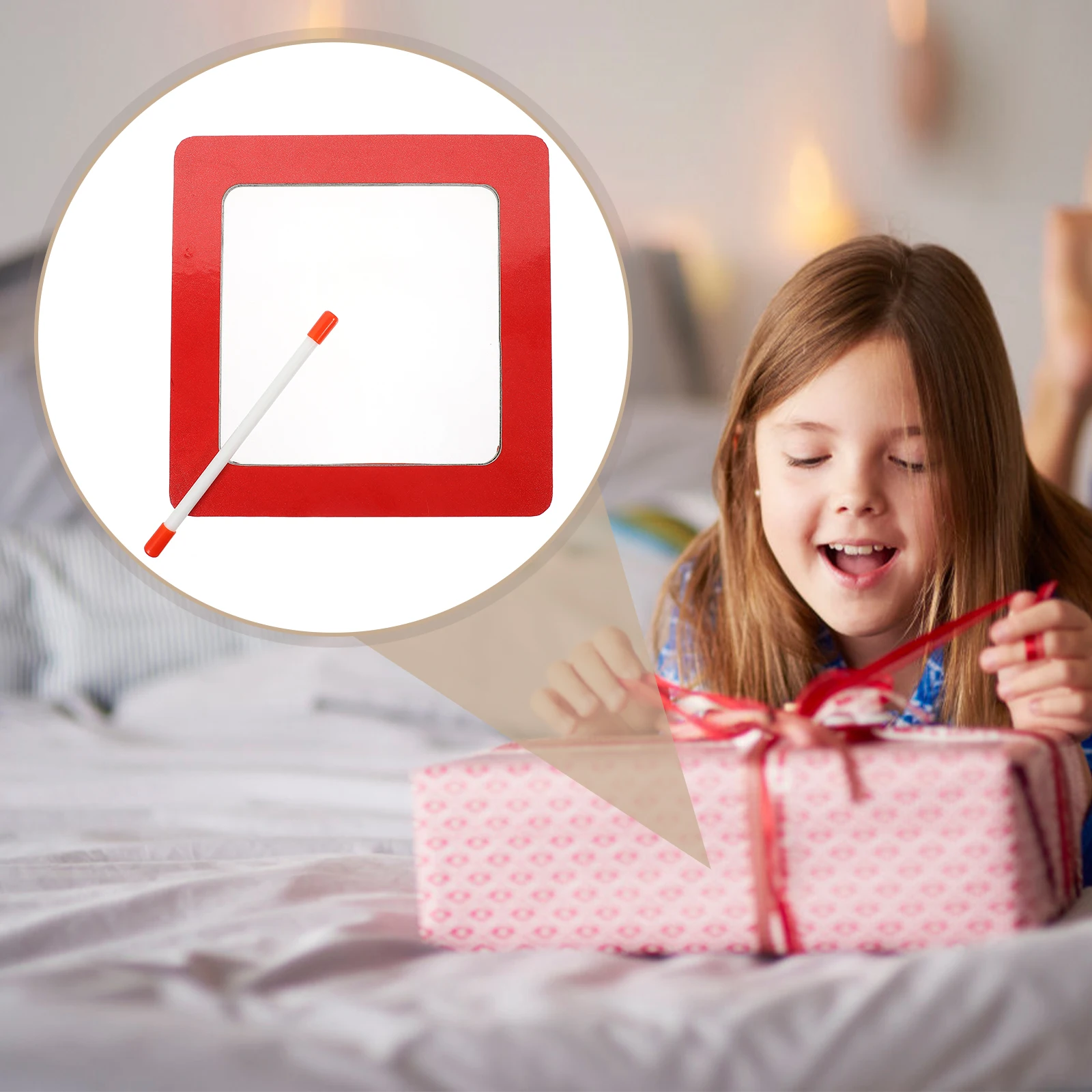 

1PC Square Drum Kids Percussion Instrument Compact Children Musical Toy Gift for Boys Girls Lightweight Hand Drum Toy