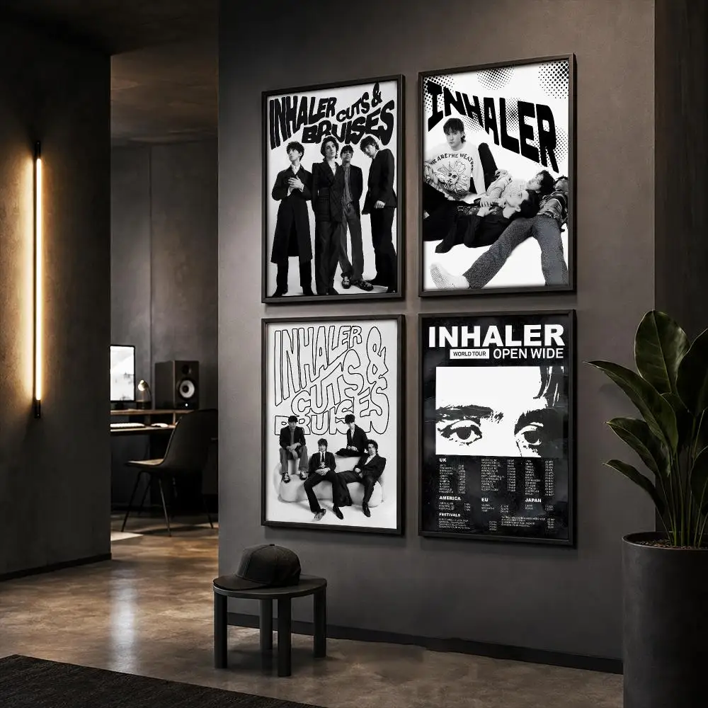 Popular Rock Band I-Inhaler Poster Wall Art Print Sticker for Bedroom Living Room Dorm Office Modern Home Decor