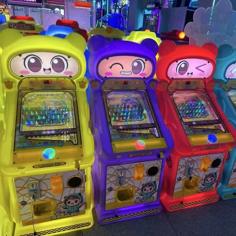 Best-selling Classic Yellow Customizable Coin-operated Game Machine for Indoor and Outdoor Children's Entertainment and Shopping