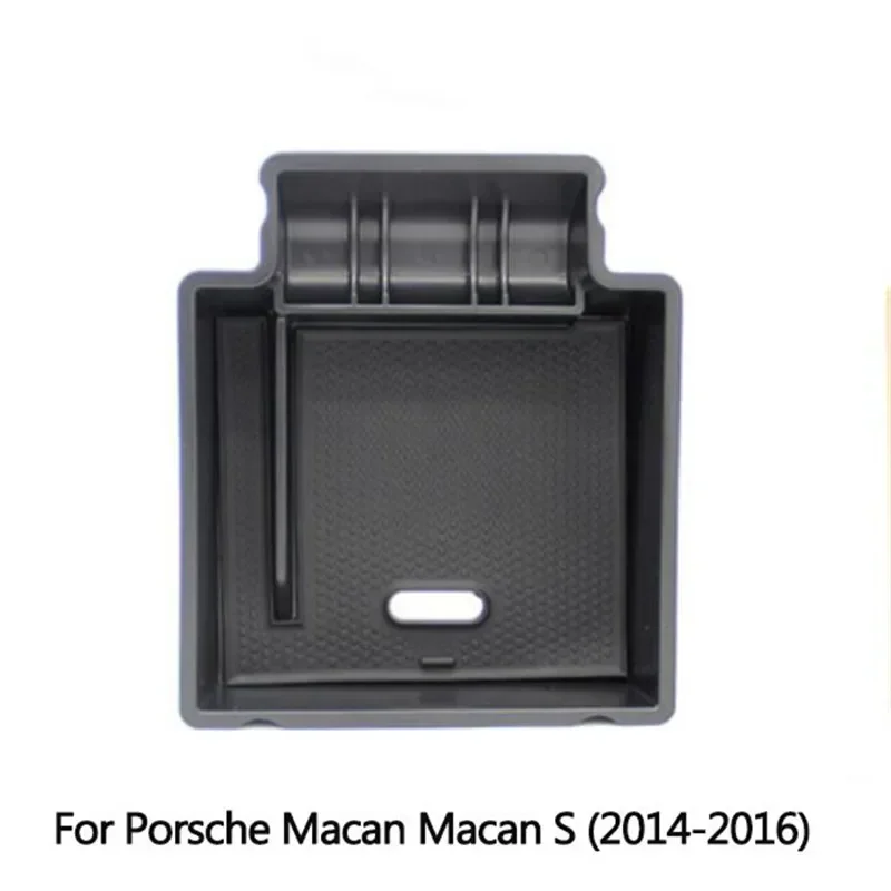 Automobile Armrest Storage Box For Porsche Macan Macan S 2014-2019 Center Console Container Storage Organizer Accessories