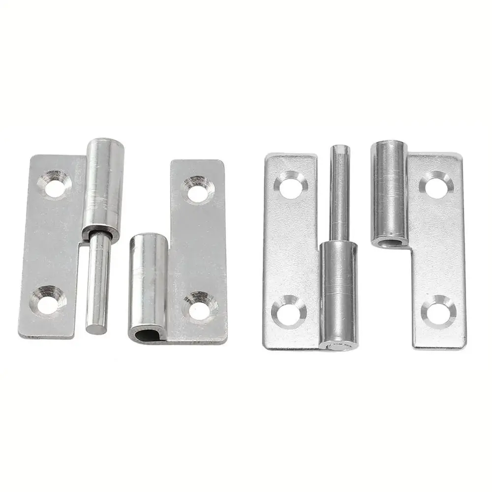 1Pcs Slip Joint Removable Hinge 304 Stainless Steel Lift Flag Off Detachable Hinges Furniture Hardware Door Connector