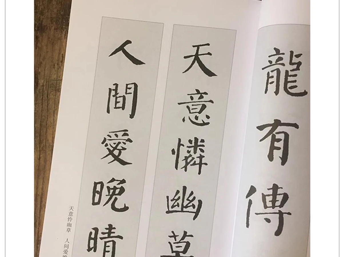 Ancient Poem Ink Art Calligraphy Book Chinese Character Card Yan Zhenqing - Traditional Writing And Poetry Collection