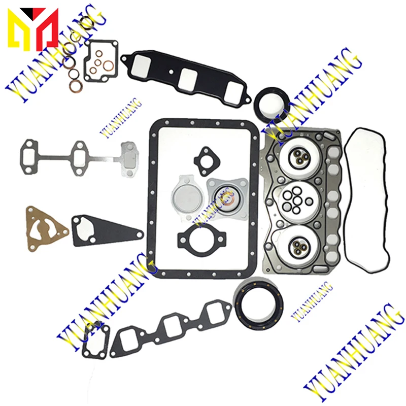 

3TNE68 Engine Full Gasket Kit Overhual Set For Yanmar Excavator Tractor Diesel Cylinder Head