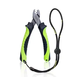 Booms Fishing CP2 Fishing Crimp Pliers for Single Barrel Socket Tools Portable Lightweight Non-slip Handle with Lanyard