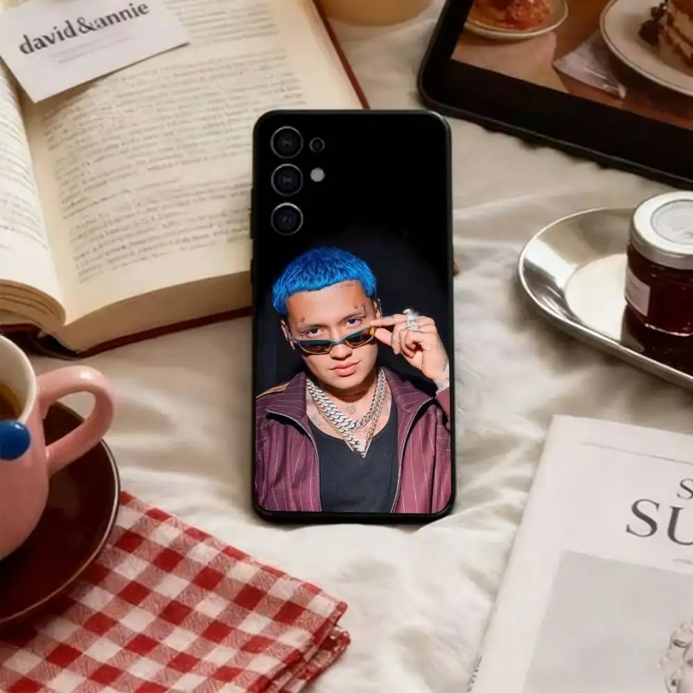 Singer Blessd Cantante Phone Case For Samsung S25,S24,S21,S22,S23,S30,Ultra,S20,Plus,Fe,Lite,Note,10,Soft Black Cover