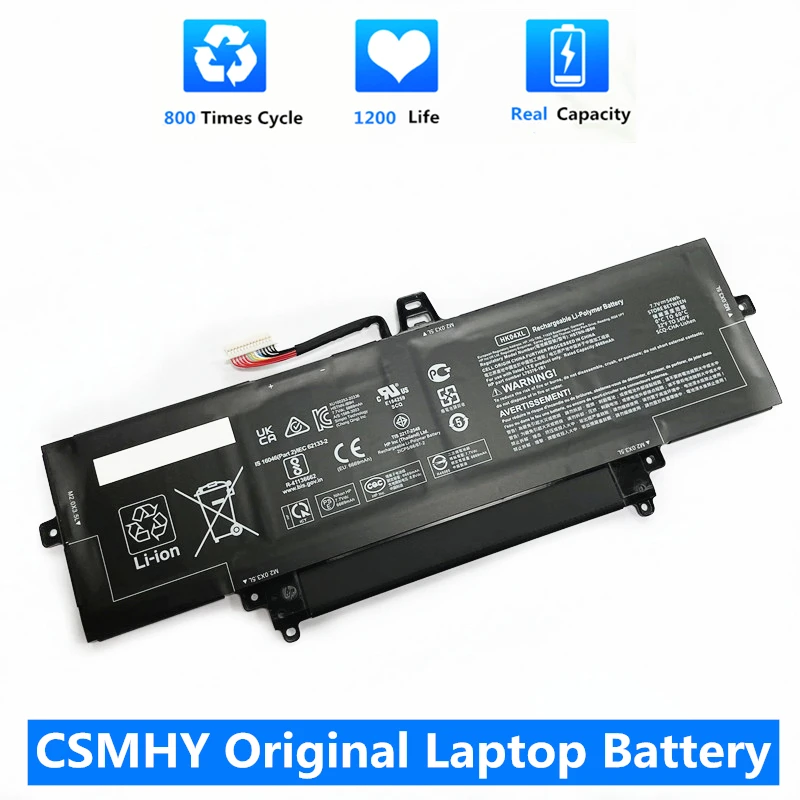 

CSMHY New HK04XL Laptop Battery For HP EliteBook x360 1040 G7 G8 Series L82391-005 L82391-007 HSTNN-IB9H L79376-1B1 1B2 54Wh