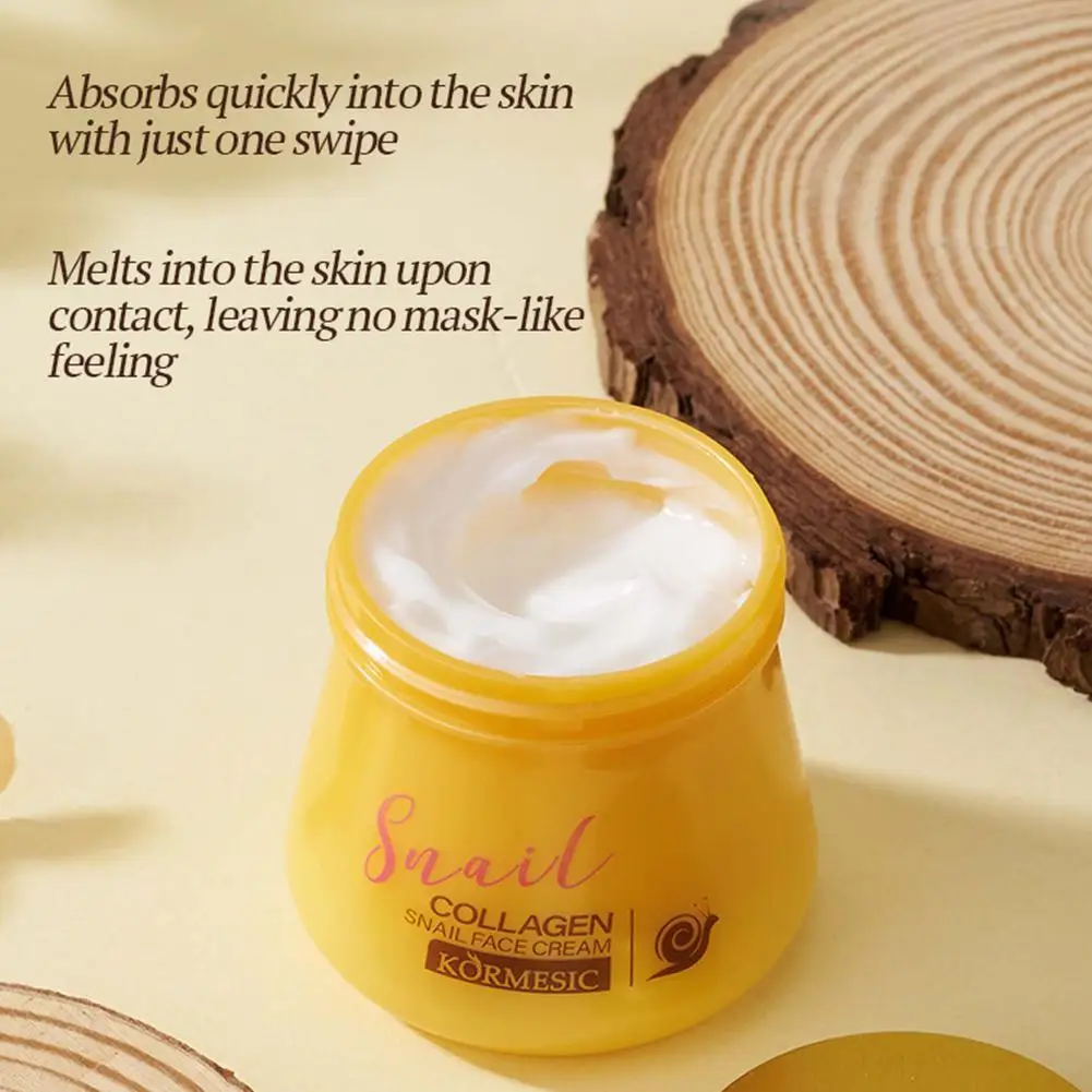 

80g Snail Collagen Face Cream Whitening Moisture Anti Aging Facial Firming Cream Anti Wrinkles Eye Bags Korean Skin Care