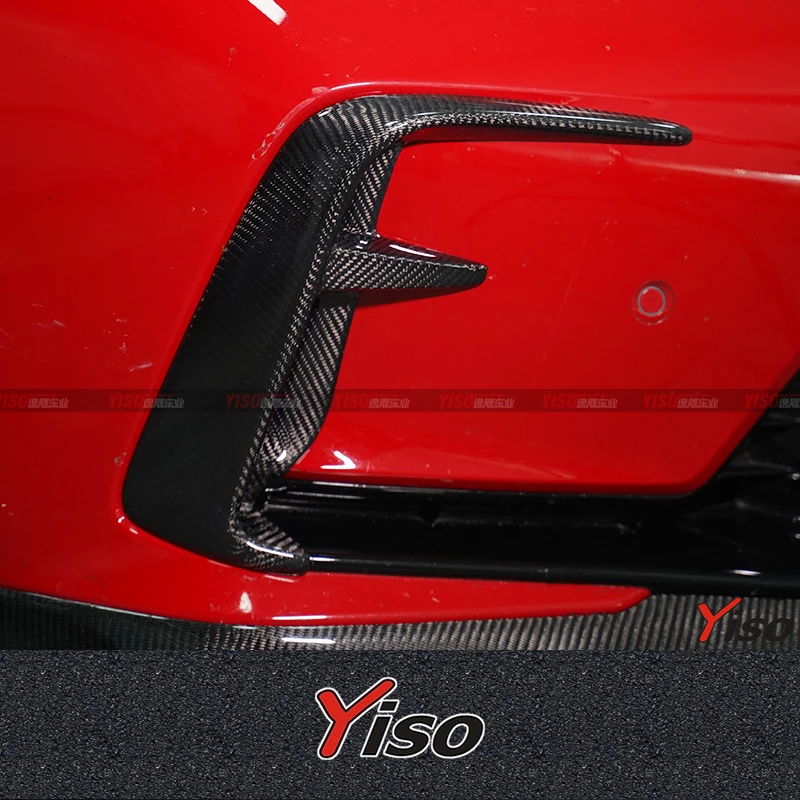 Suitable for TypeR FL5 Mugen to the fog lamp frame of the carbon fiber air knife blade air intake and air outlet Fog Lamp Box