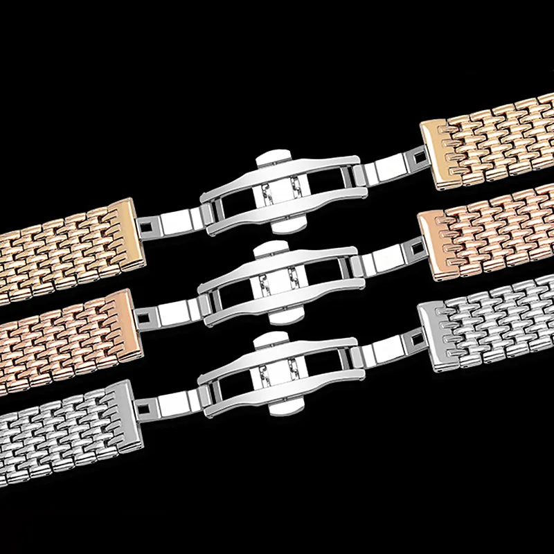 Strap For Longines La Grande Watches Replace Band Solid Stainless Steel Watchband 13mm 18mm 20mm 22mm Universal Band Accessories