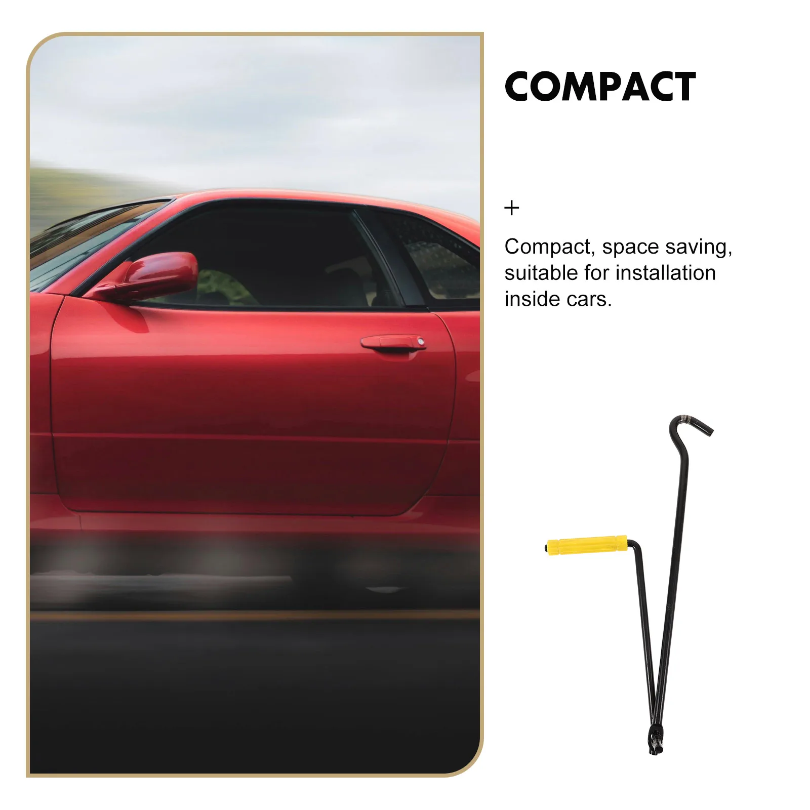 

Effort-saving Jack Handle Metal Crank Car Truck Trailer Scissor Lift Accessories Reliable Lifting Compact Storage Easy