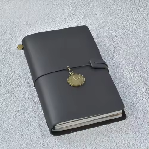 100% Genuine Leather Journal Refillable Travel Notebook Retro DIY Handmade Diary Sketchbook School Office Gift Customized - Image 9