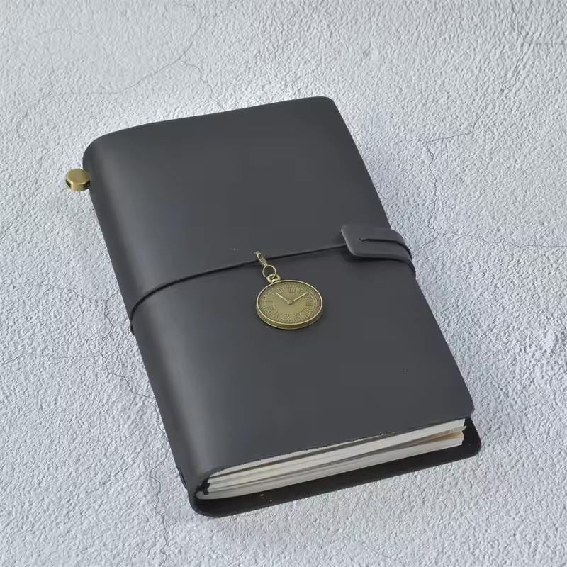 100% Genuine Leather Journal Refillable Travel Notebook Retro DIY Handmade Diary Sketchbook School Office Gift Customized - Image 9