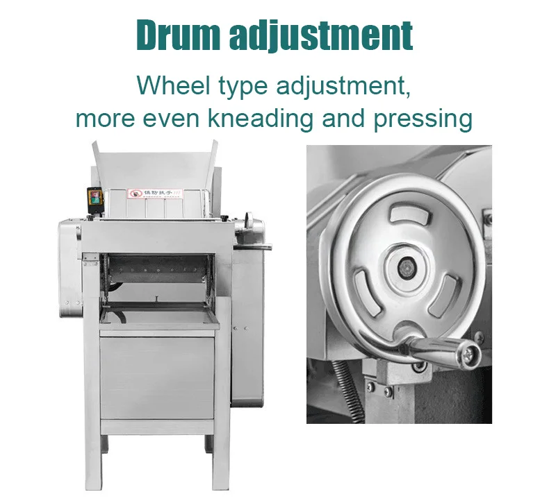 Pressa per impasto Sfogliatrice per impasto in acciaio inossidabile Sfogliatrice per impasto Panetteria da tavolo commerciale
