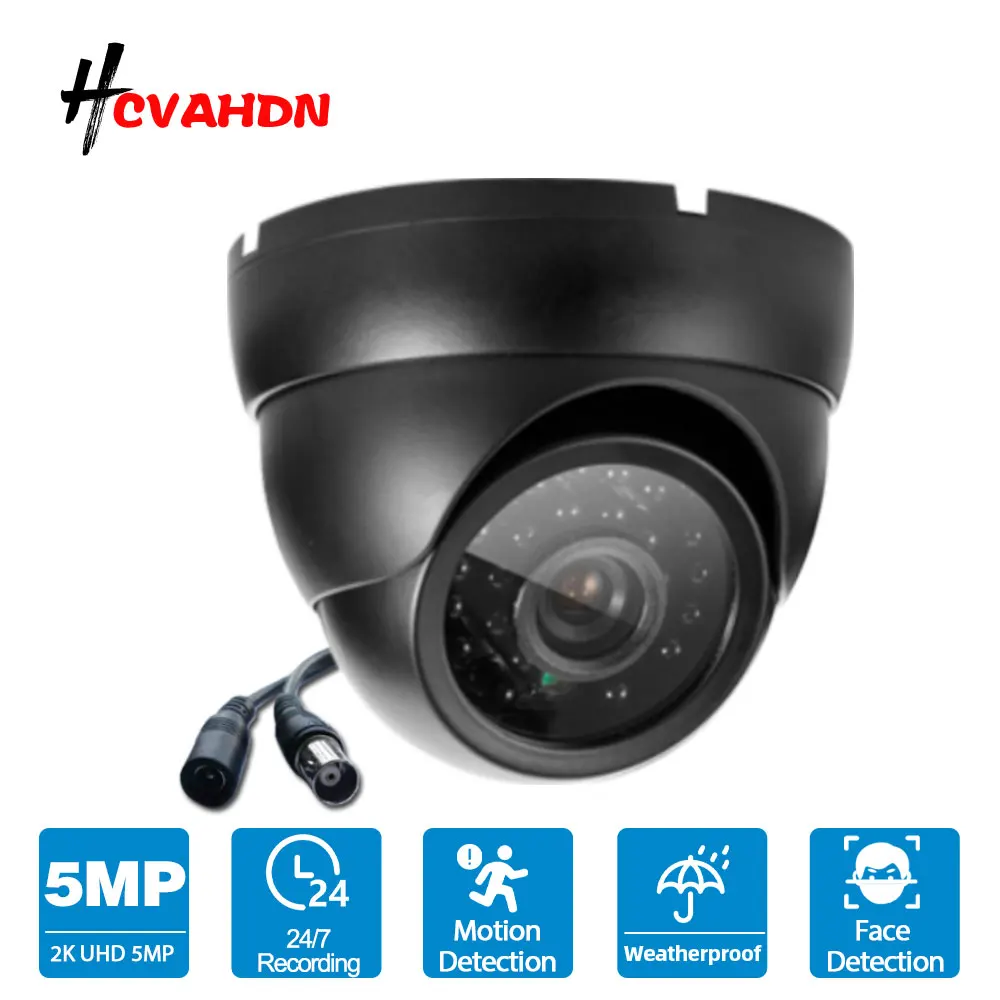 5MP CCTV Dome Camera AHD Indoor Home XMEYE Face Detection Security Camera 4MP Analog BNC H.265 DVR Video Surveillance Cam 5MP