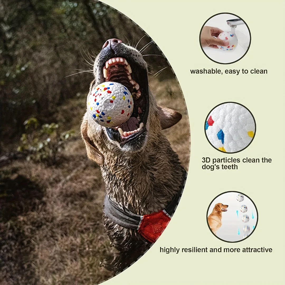 Unbreakable dog chew toy-interactive ball for dogs who like to chew