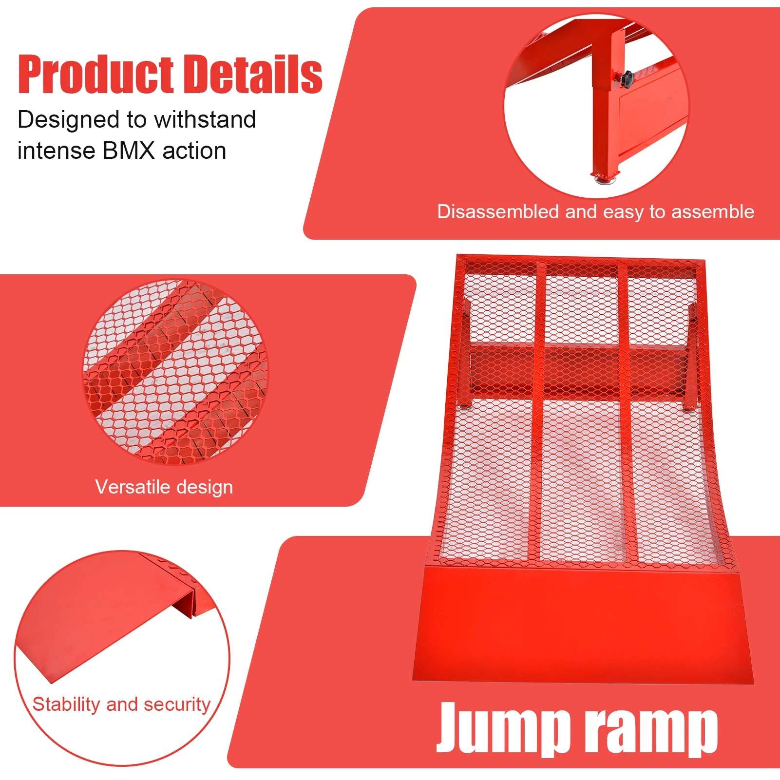 

Mobile Skateboard Ramp, Portable Children's Skateboard Ramp Jumping Board, Detachable Skateboard Jumping Platform, With A Capacity Of 300 Pounds, Suitable For Professionals, Beginners, And Professional Riders