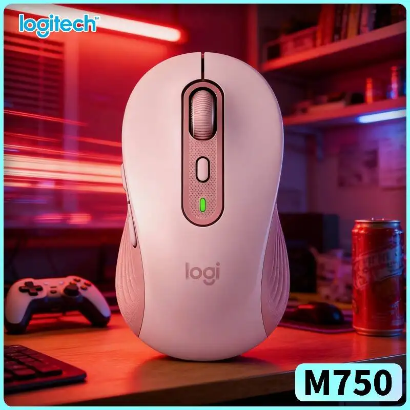 M750 Ergonomic Wireless Mouse - Comfort Grip Design, 4000 DPI, Dual Mode, Home Daily Use Essential Pick Tool