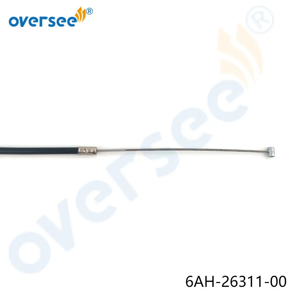 Oversee 6AH-26311-00 Throttle Cable For YAMAHA 15HP 20HP Outboard Engine F15 F20 Steering