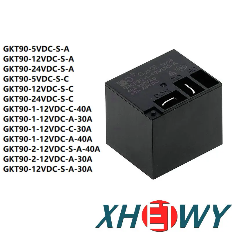 

Relay GKT90-12VDC-S-A-C 5VDC 24VDC 4-pin 6-pin 30A 40A GKT90-12VDC-S-A GKT90-24VDC-S-C GKT90-1-12VDC GKT90-2-12VDC-S-A GKT90-12V