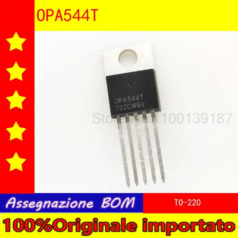 5pcs/lot   OPA544  OPA544T 0PA544T TO-220-5 operational amplifier