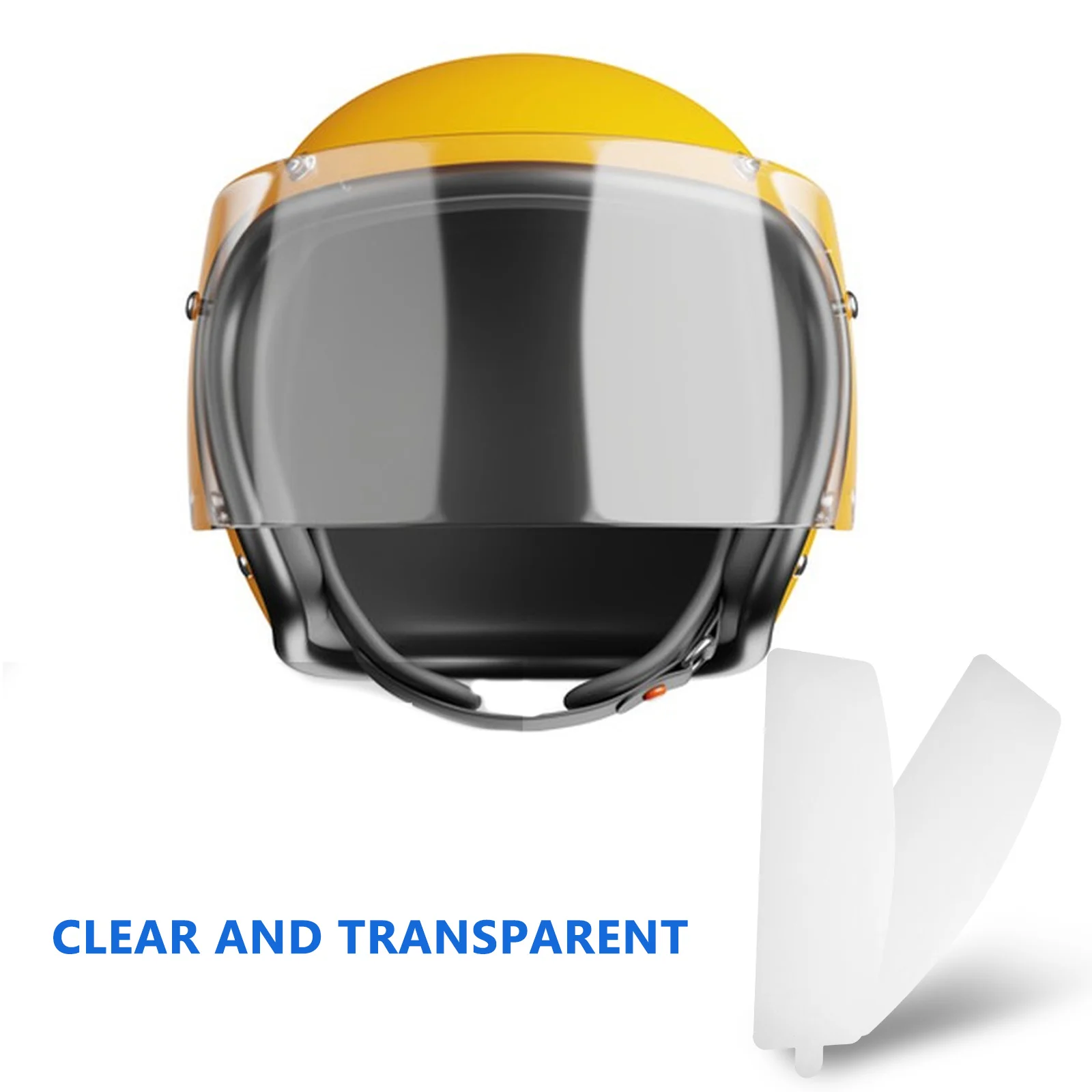 2pcs Protective Lens For Sandblasting Replacement Shield High Definition Thickened Dustproof Eye Protection Tool For