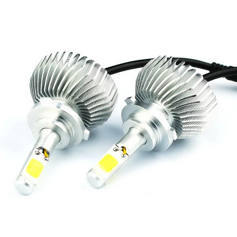 

Комплект для переоборудования автомобильных светодиодных фар 9005 9006, 60 Вт, 6000 лм, 6000K, 10-30В, Plug and Play, с алюминиевым теплоотводом