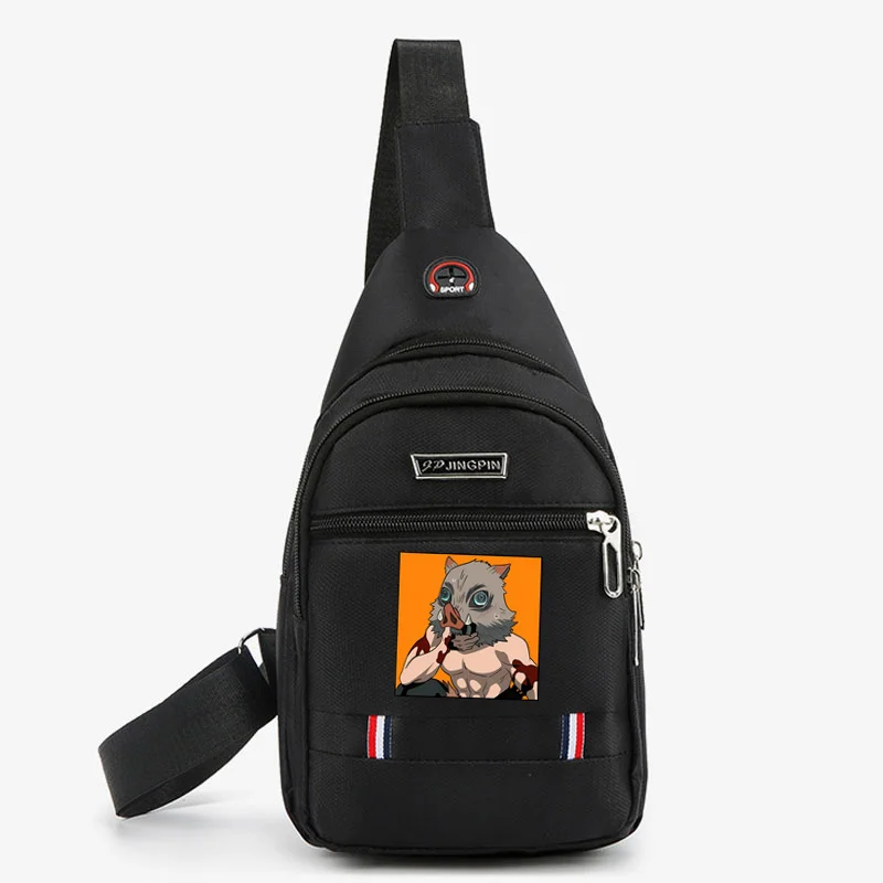 Demon-Slayers Anime Kamado Nezuko Kamado Tanjirou borse da uomo borsa a tracolla Crossbody zaini da uomo borsa a tracolla borse da uomo